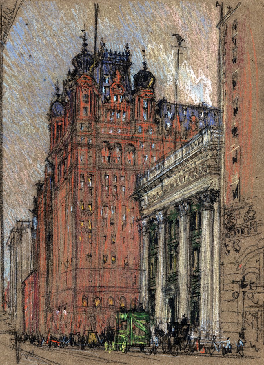 Waldorf Astoria Hotel alkotó: Joseph Pennell