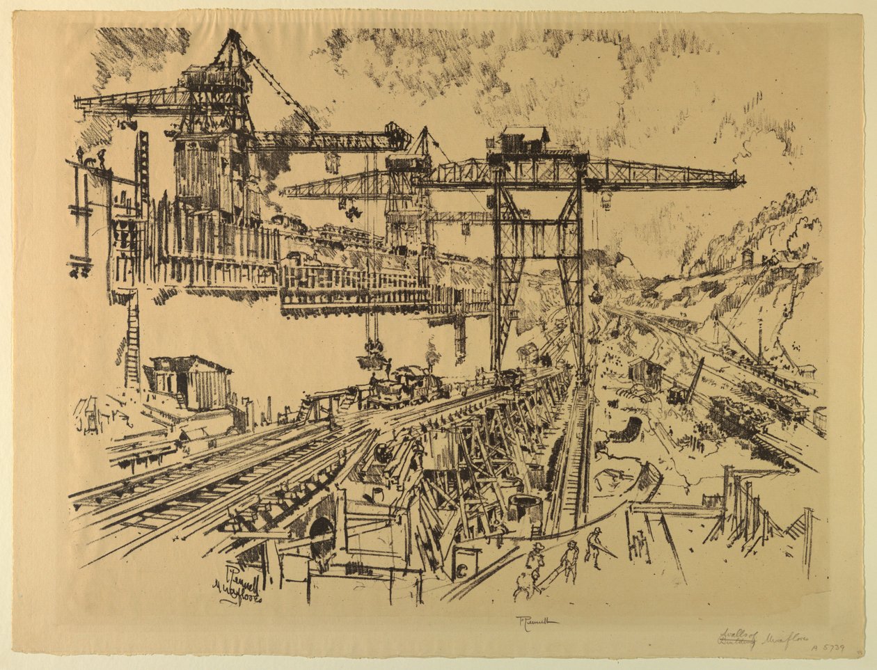 Miraflores-zár falai alkotó: Joseph Pennell