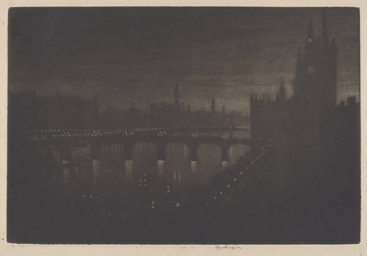 Westminster, este alkotó: Joseph Pennell