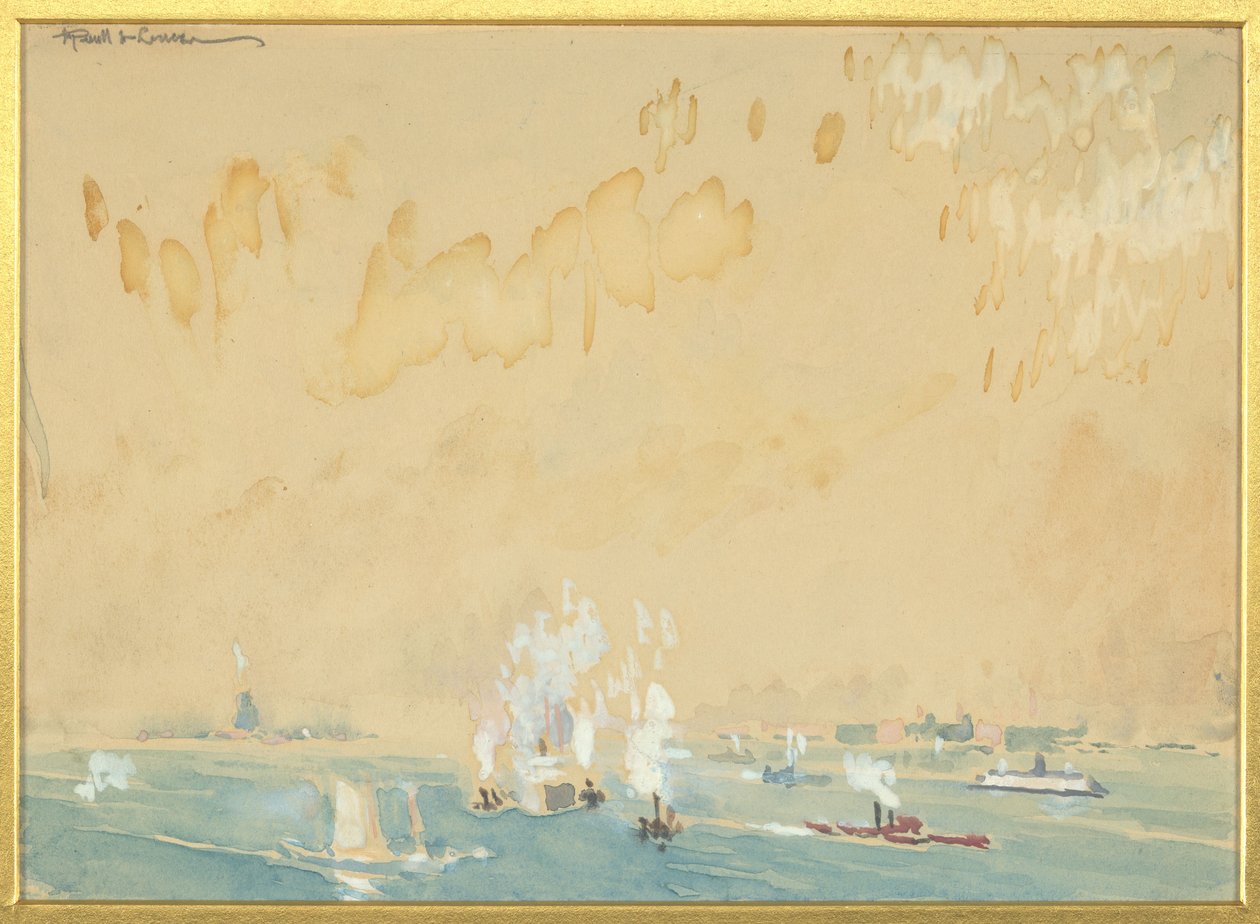 Windiges Wetter alkotó: Joseph Pennell