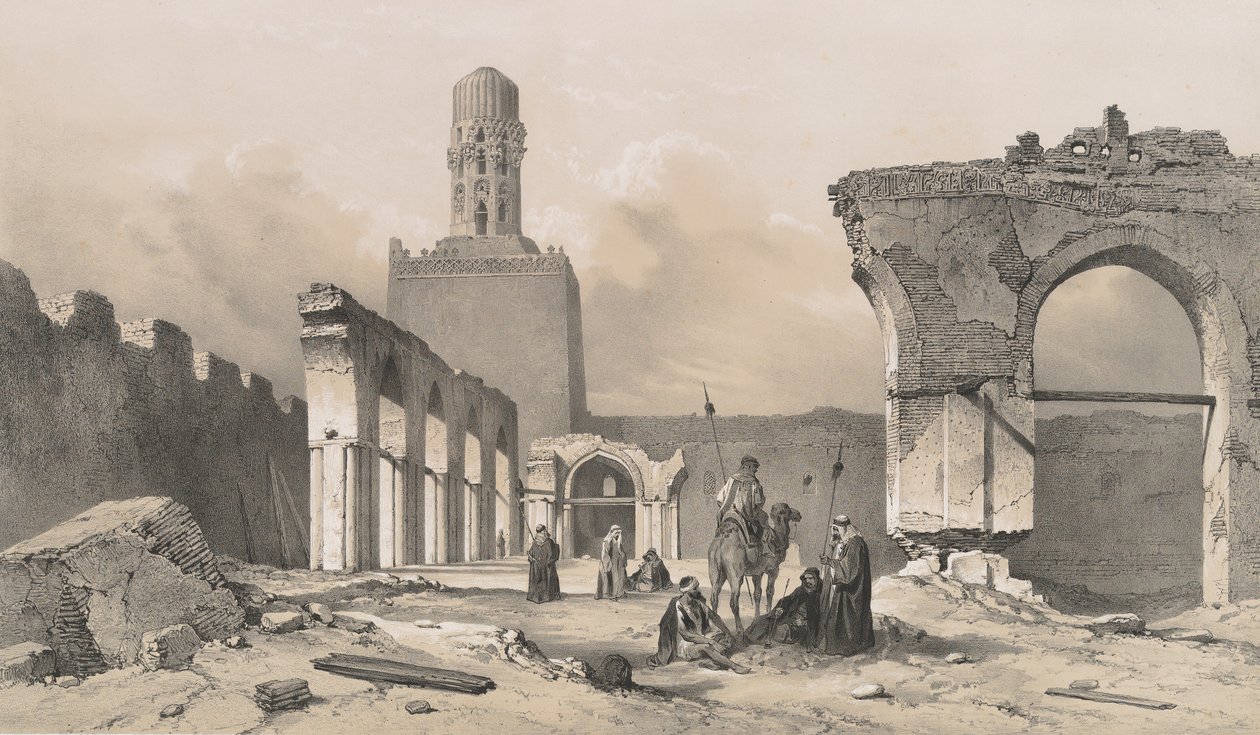 14. El Hakem mecset, Kairó, 1843. alkotó: Joseph Philibert Girault De Prangey
