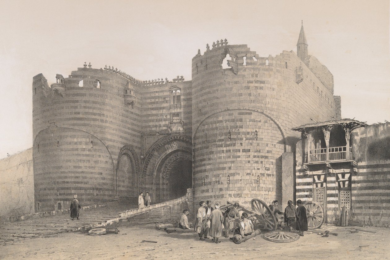 56. Citadella kapu, Kairó, 1843. alkotó: Joseph Philibert Girault De Prangey