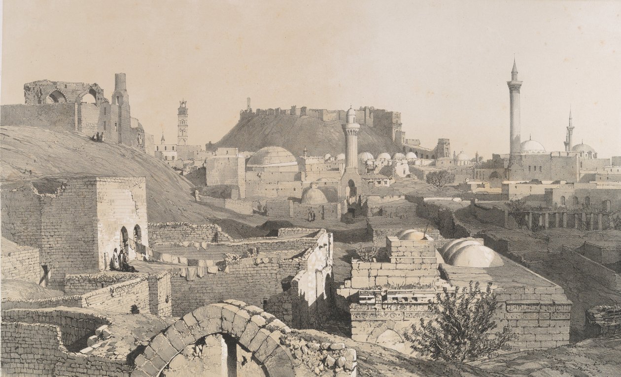 Aleppo, 1843. alkotó: Joseph Philibert Girault De Prangey