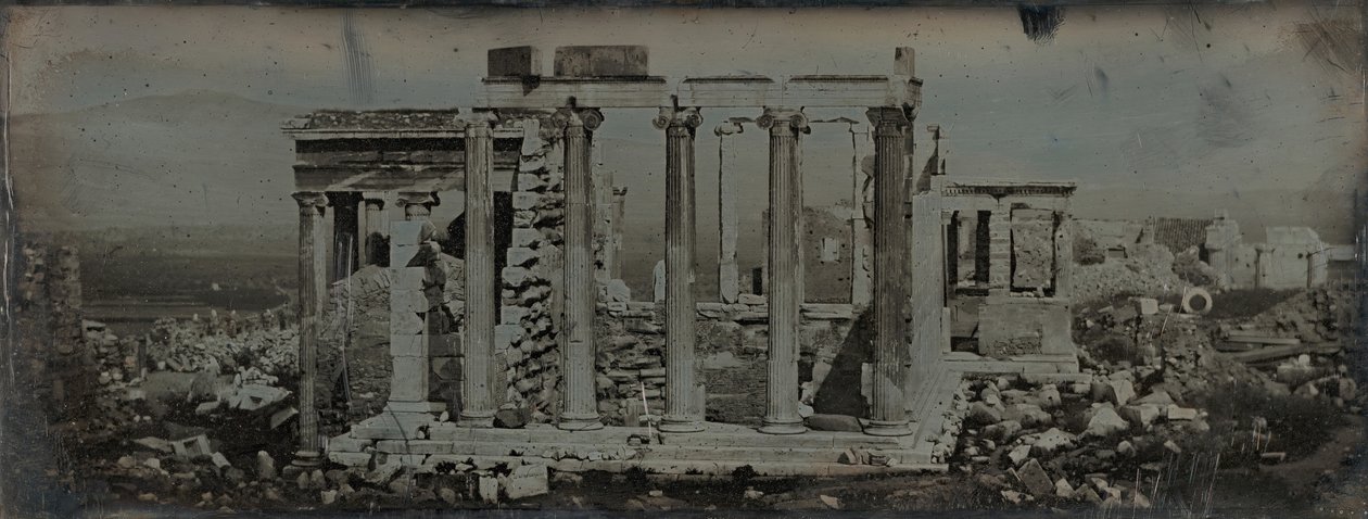 Erechtheion, Athén, 1842. alkotó: Joseph Philibert Girault De Prangey