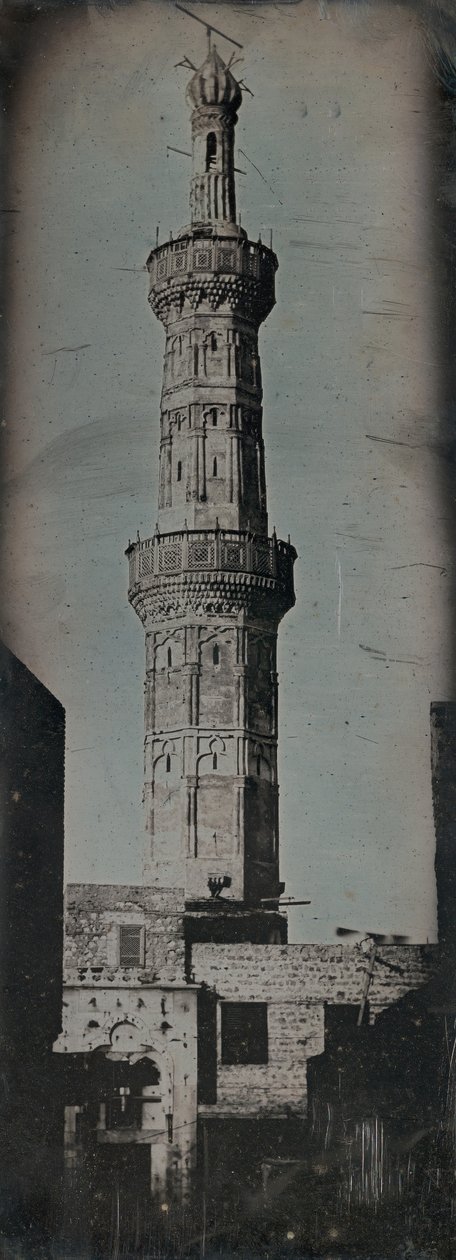 Nagy minaret, Alexandria, 1842. alkotó: Joseph Philibert Girault De Prangey