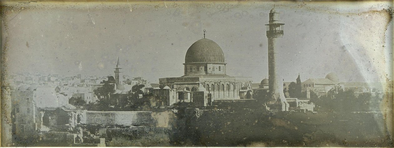 Jeruzsálem: Salamon templomának sétánya, Szikladóm alkotó: Joseph Philibert Girault De Prangey