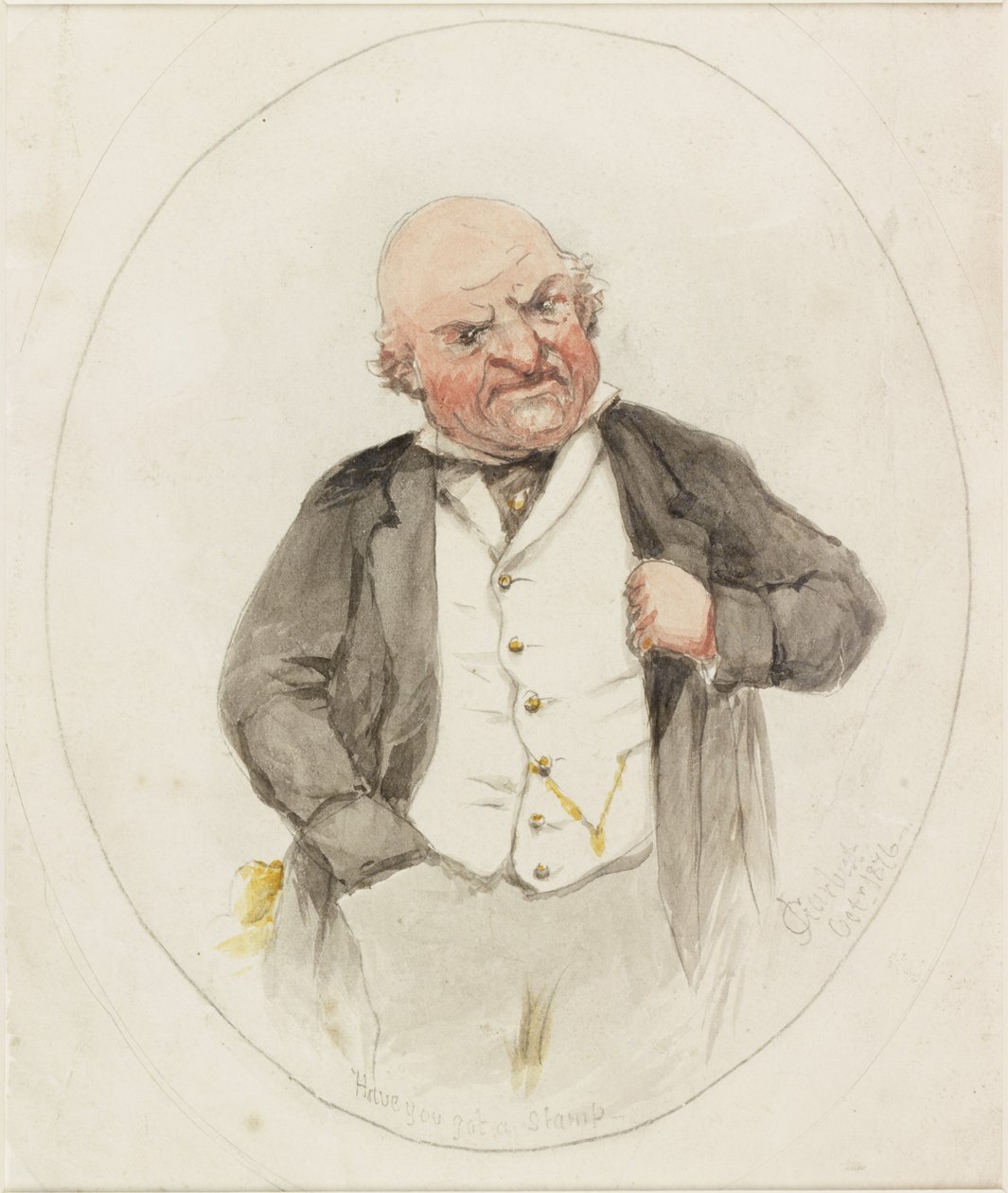 Van bélyeged (akvarell és ceruza papíron) alkotó: Joseph 