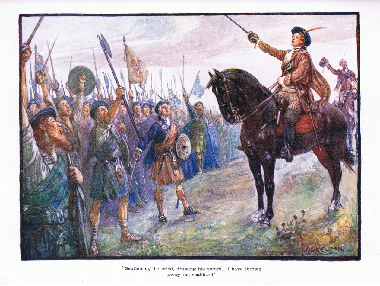 Uraim, kiáltotta kardját kirántva, eldobtam a hüvelyt, 1910 alkotó: Joseph Ratcliffe Skelton