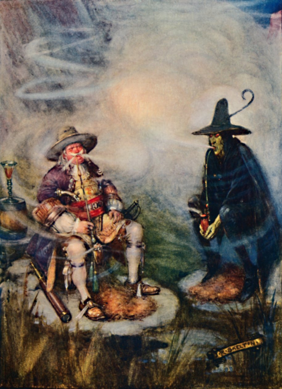 Hogyan kapta meg a Table Mountain a felhőjét, 1909 alkotó: Joseph Ratcliffe Skelton