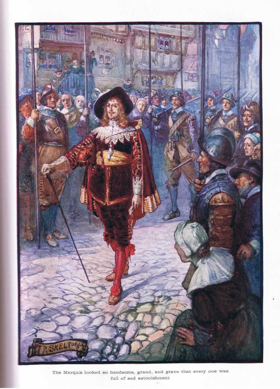 A márki olyan jóképűnek, nagyszerűnek és komolynak tűnt, hogy mindenki tele volt szomorú döbbenettel, 1910 alkotó: Joseph Ratcliffe Skelton