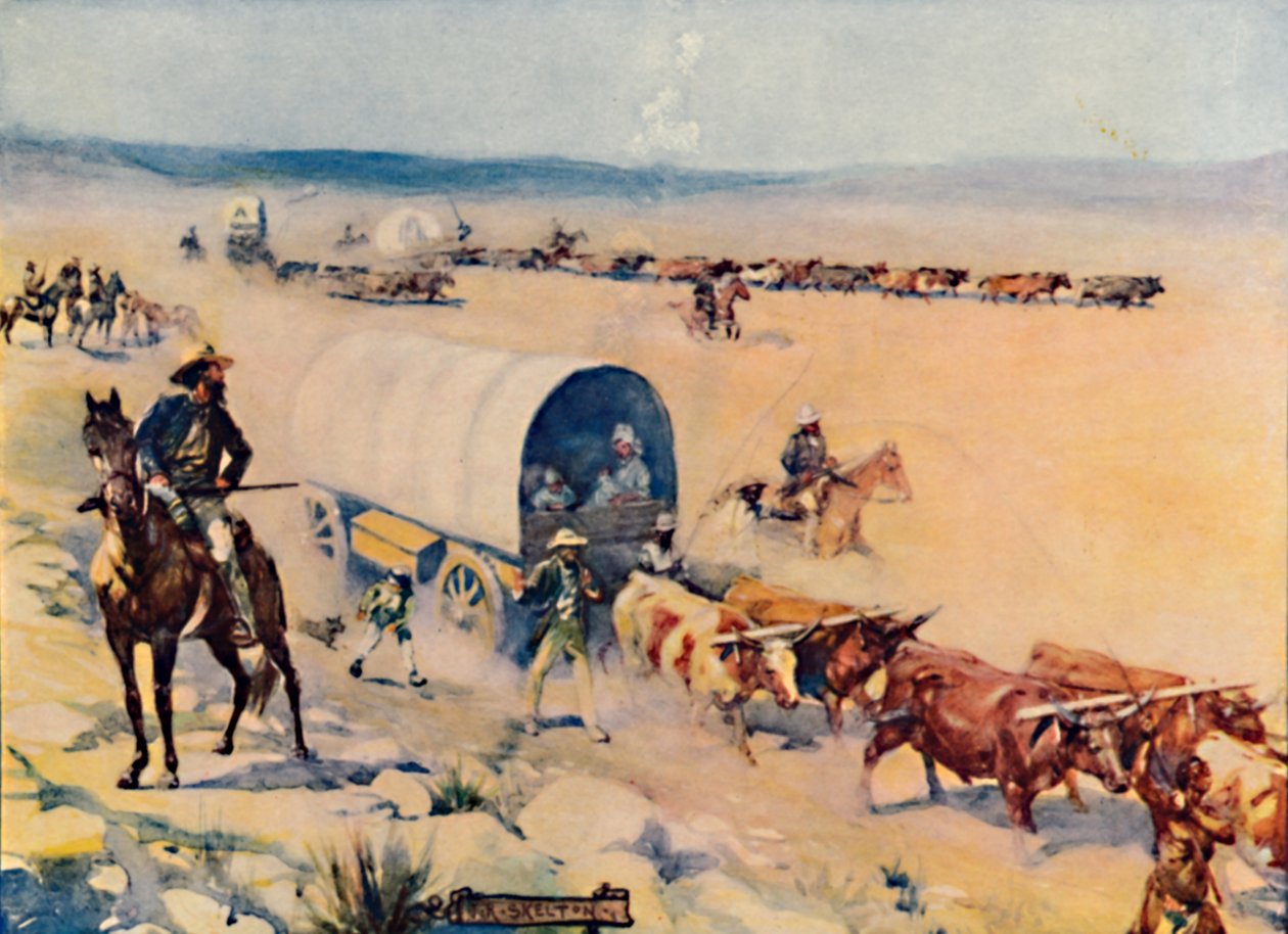 A Voortrekkerek, 1909 alkotó: Joseph Ratcliffe Skelton