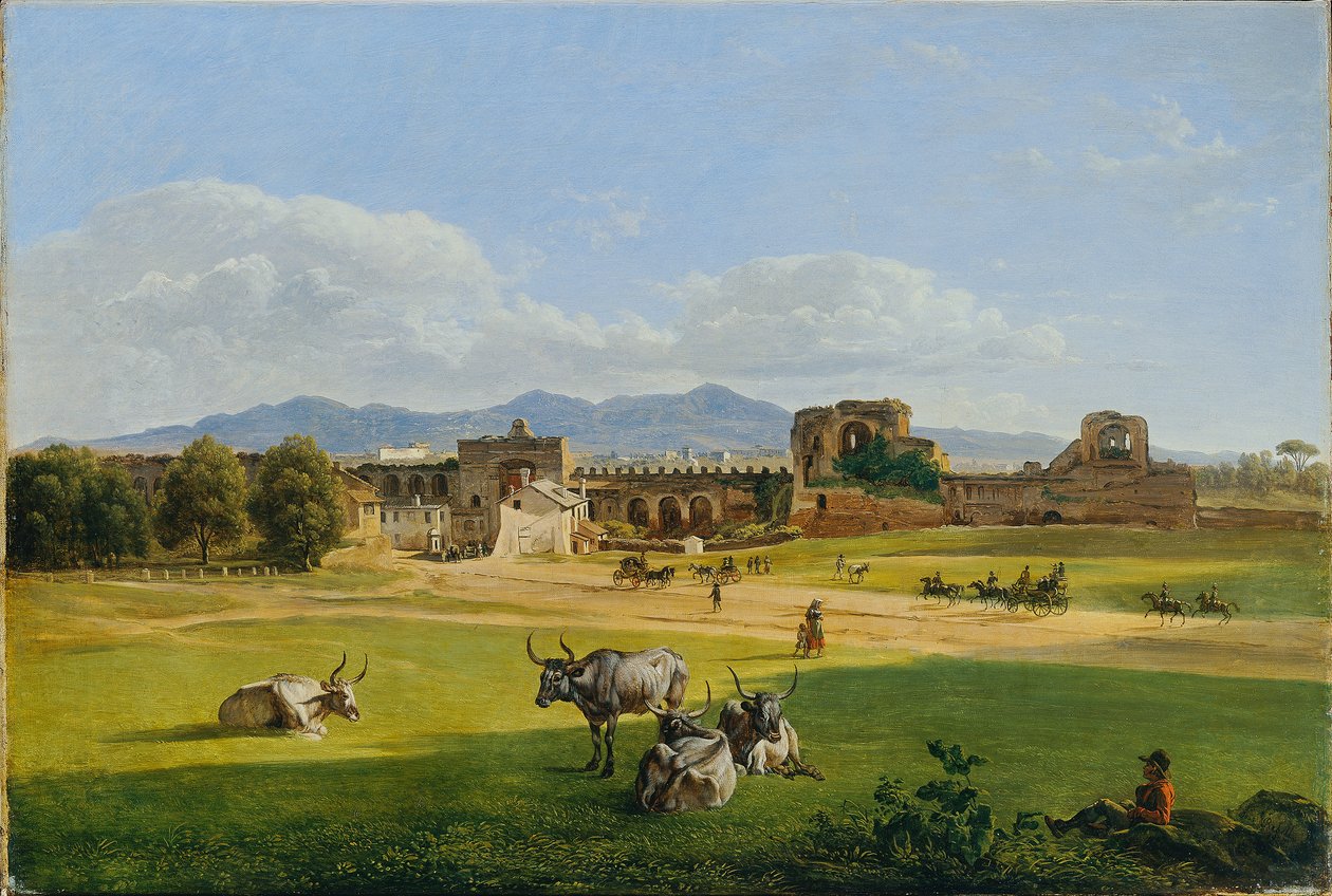A Porta San Giovanni a Frascati ellen alkotó: Joseph Rebell