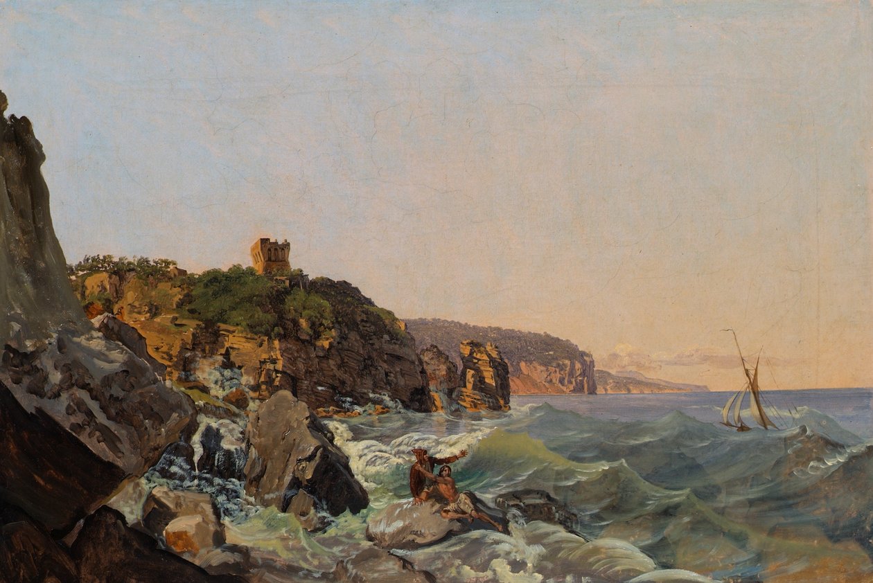 Hajótörés Nápoly partjainál alkotó: Joseph Rebell