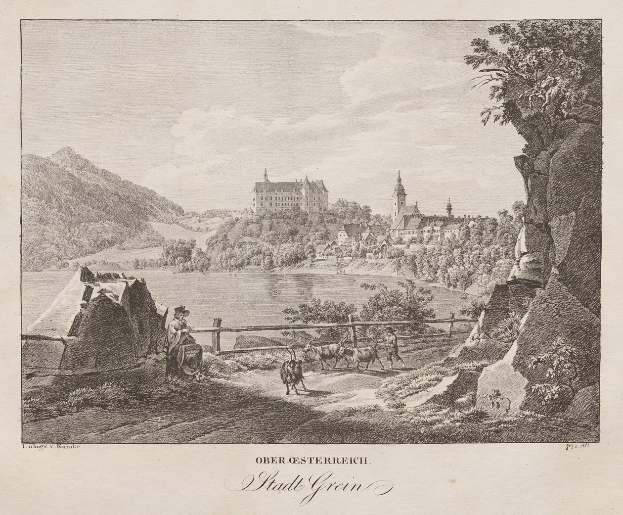 Felső-Ausztria, Grein városa alkotó: Joseph Roettiers