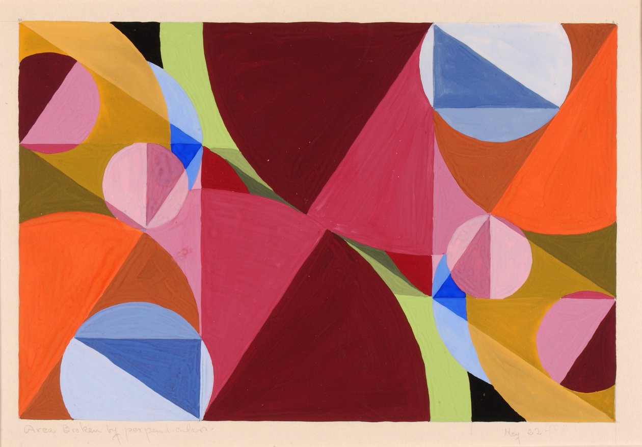 Merőlegesek által megtört terület, kb. 1934. alkotó: Joseph Schillinger