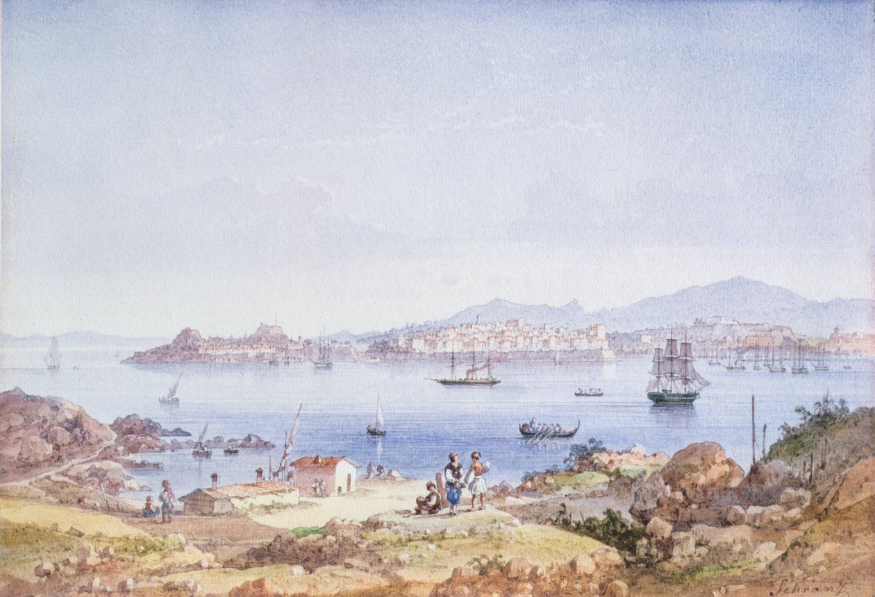 Korfu Vidho szigetéről, 1789 (wc) alkotó: Joseph Schranz