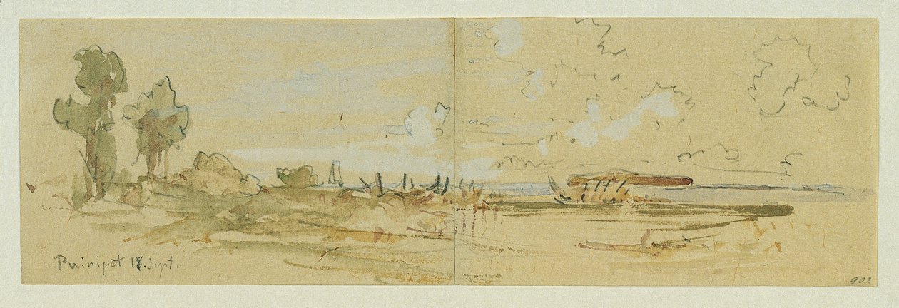 Uferlandschaft der Insel Puinipet (Ponape), Karolina-szigetek alkotó: Joseph Selleny