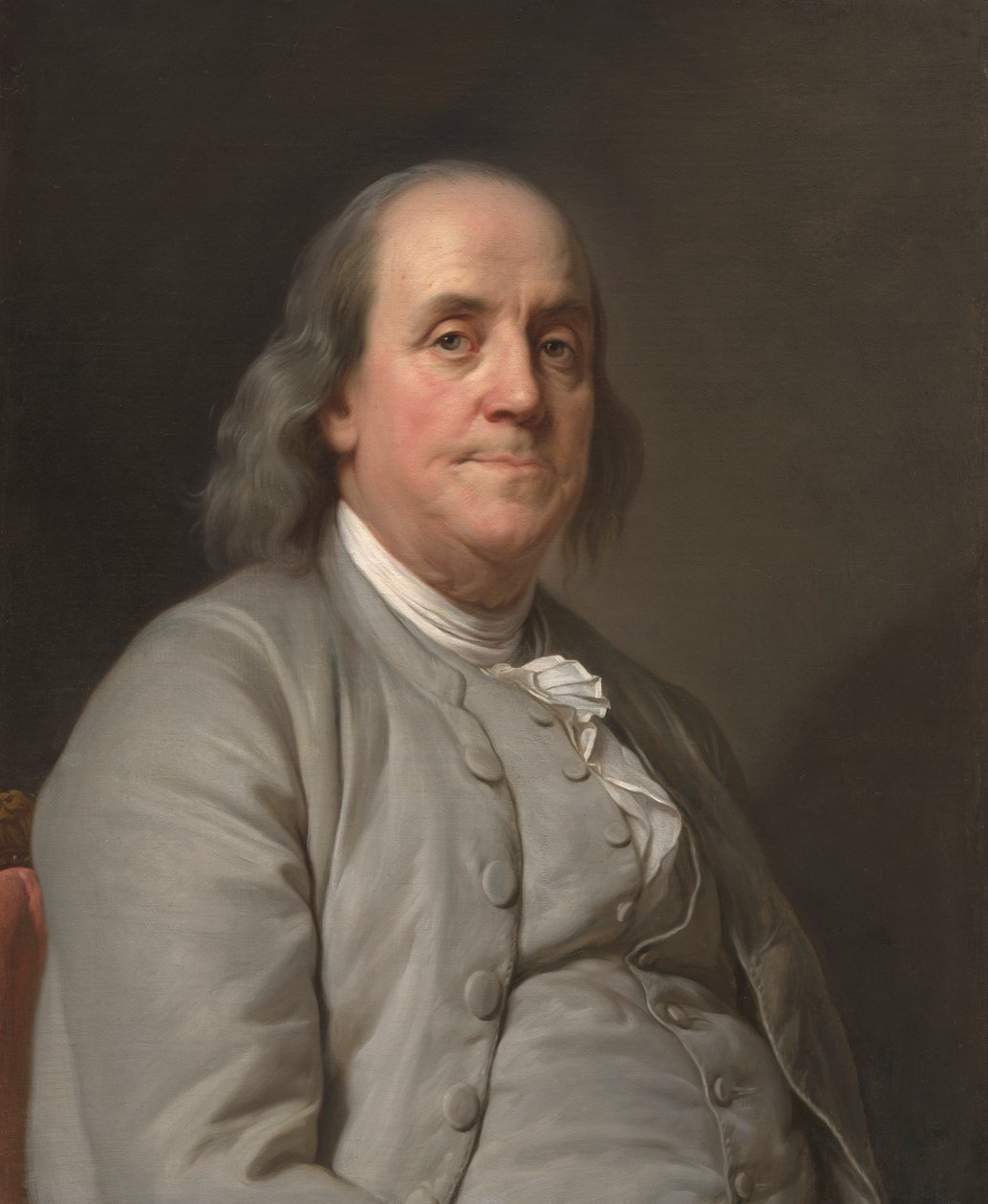 Benjamin Franklin, c. 1785. alkotó: Joseph Siffred Duplessis