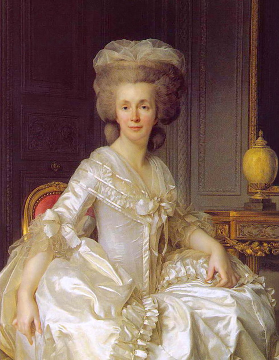 Francia: Portrait de Suzanne Curchod (Madame Jacques Necker) alkotó: Joseph Siffred Duplessis