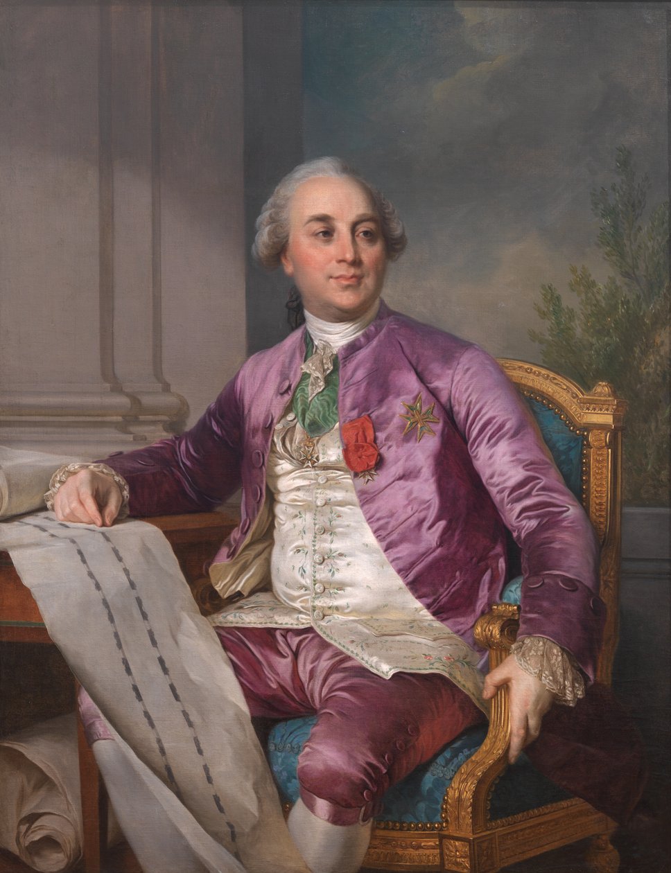 Charles-Claude Flahaut de la Billarderie Angiviller grófjának portréja (1730-1809) alkotó: Joseph Siffred Duplessis