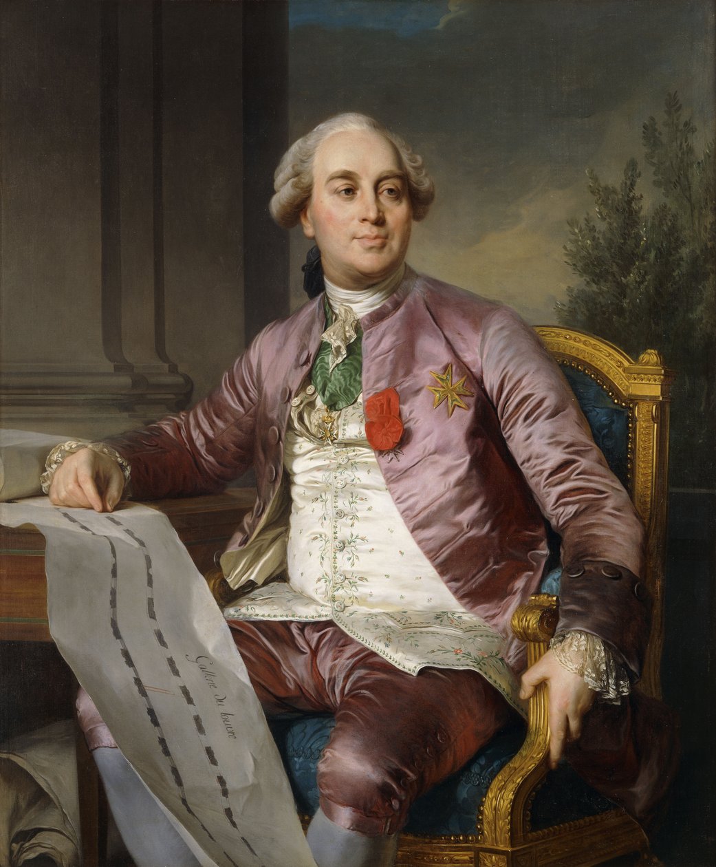 Charles-Claude de Flahaut de la Billarderie, Angiviller grófjának portréja alkotó: Joseph Siffred Duplessis