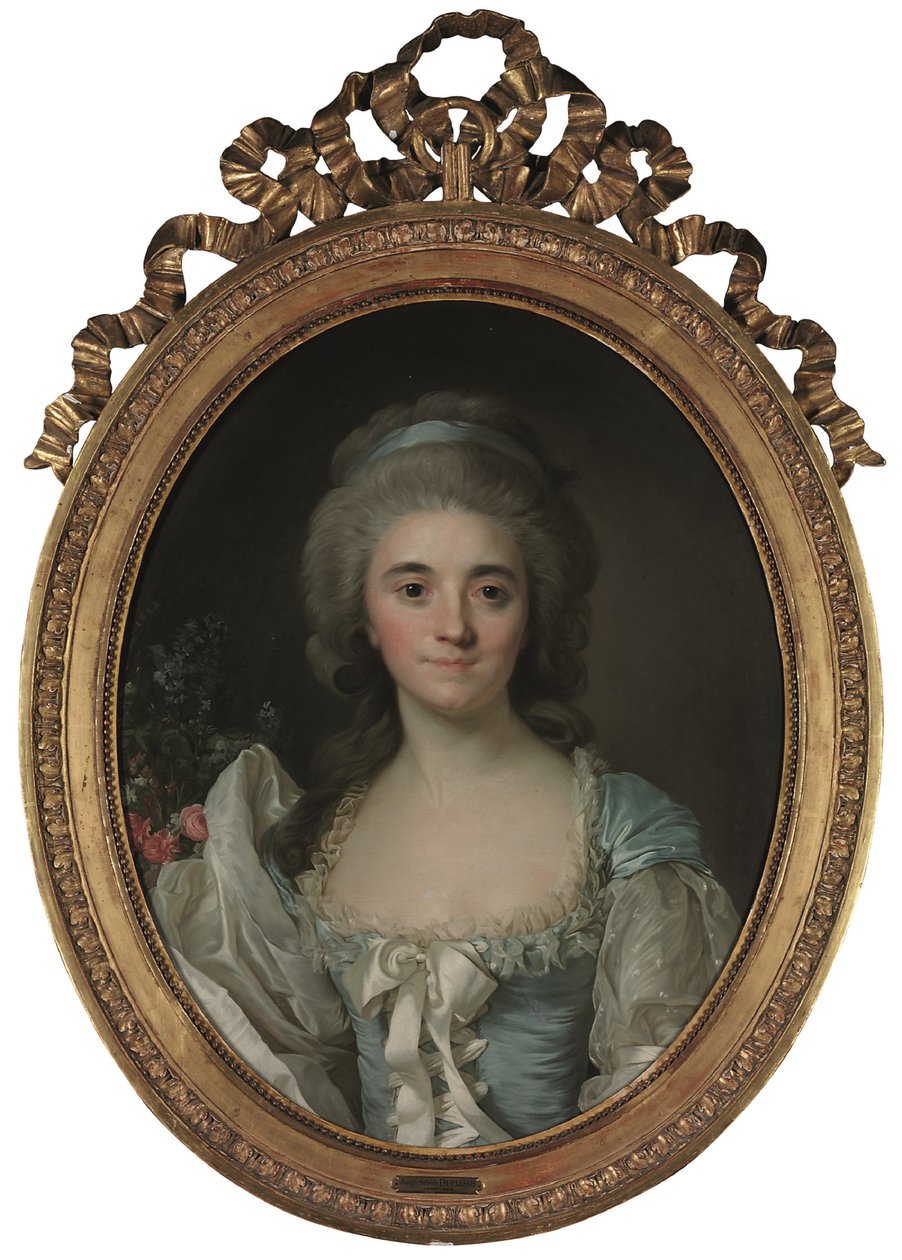 Provence grófnő portréja (1753-1810) (olaj, vászon) alkotó: Joseph Siffred Duplessis