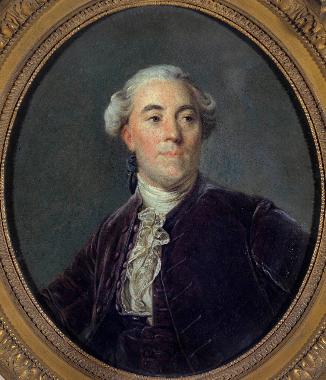 Jacques Necker (1732-1804) portréja Joseph Siffred Duplessis (1725-1802) miniszteri festménye (Joseph-Siffred, Joseph Siffrede, Joseph-Siffrede, Joseph Siffrein, Joseph-Siffrein) 1781 Dim 0,32x0, 27 m alkotó: Joseph Siffred Duplessis