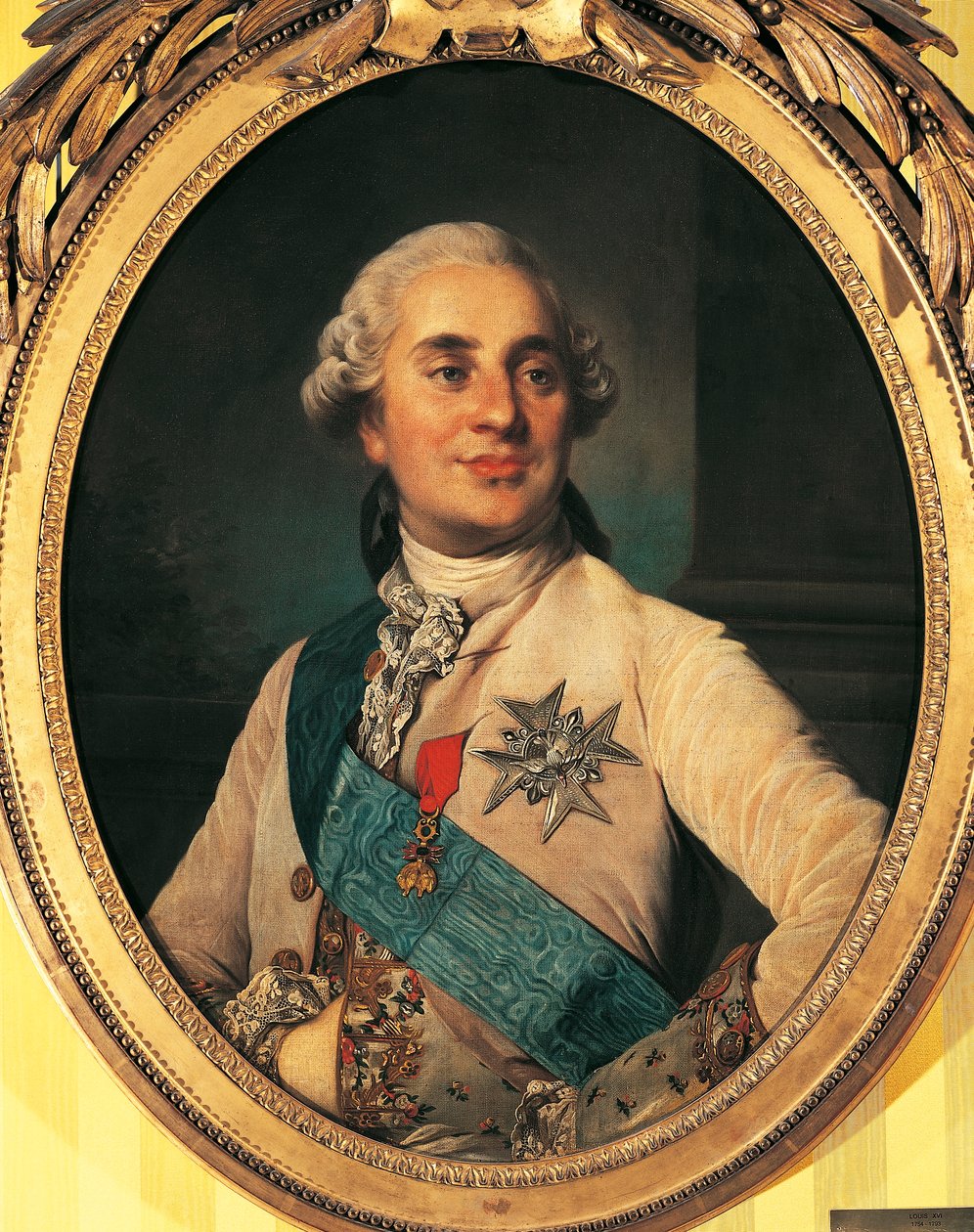 XV. Lajos francia portréja, akit a Jószeretett néven ismernek (Versailles alkotó: Joseph Siffred Duplessis