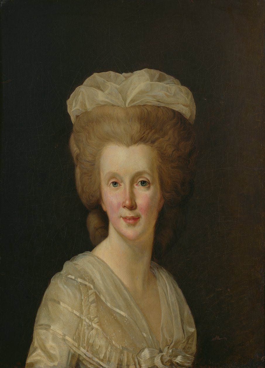 Madame Necker portréja (1739-94) alkotó: Joseph Siffred Duplessis