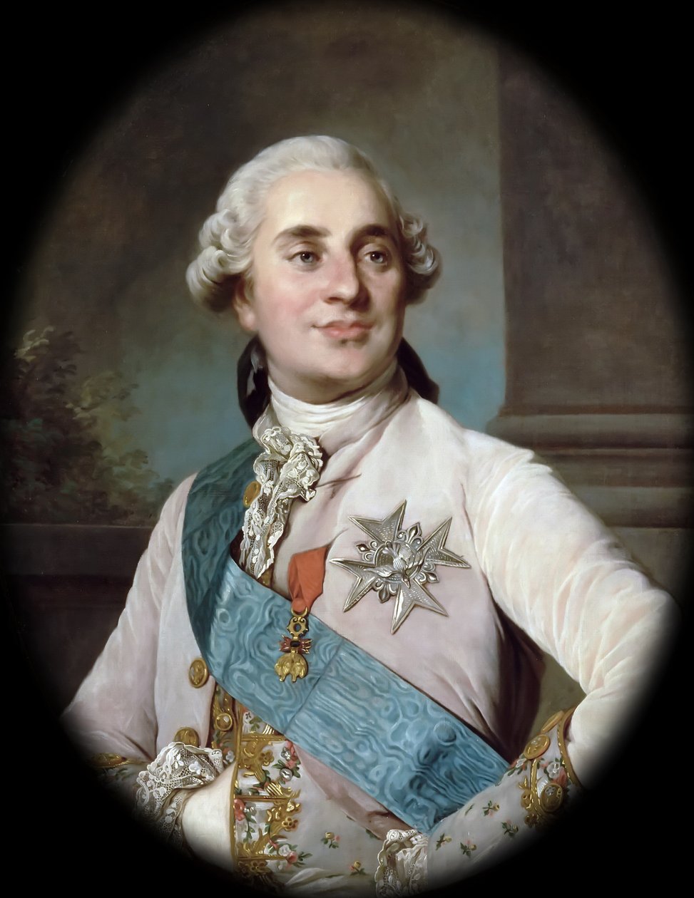 XVI. Lajos király portréja 1754-1793 alkotó: Joseph Siffred Duplessis