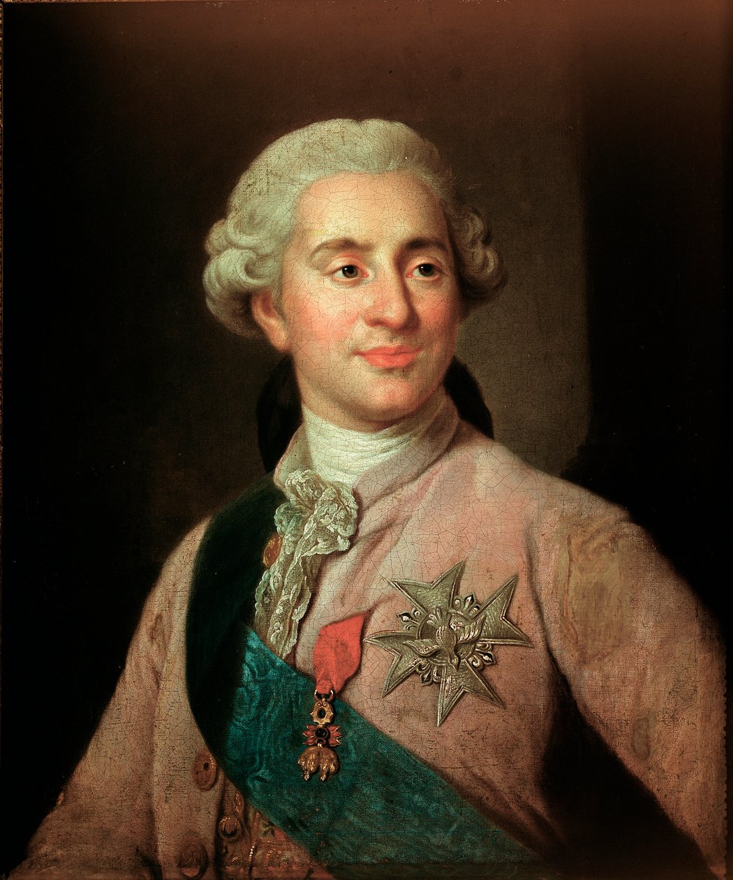 XVI. Lajos (1754-1793) francia király portréja, aki az Aranygyapjú Rend jelvényét viseli Joseph Siffred Duplessis (1725-1802) festménye (Joseph-Siffred, Joseph Siffrede, Joseph-Siffrede, Joseph Siffrein, Joseph- Siffrein) 18. századi M alkotó: Joseph Siffred Duplessis