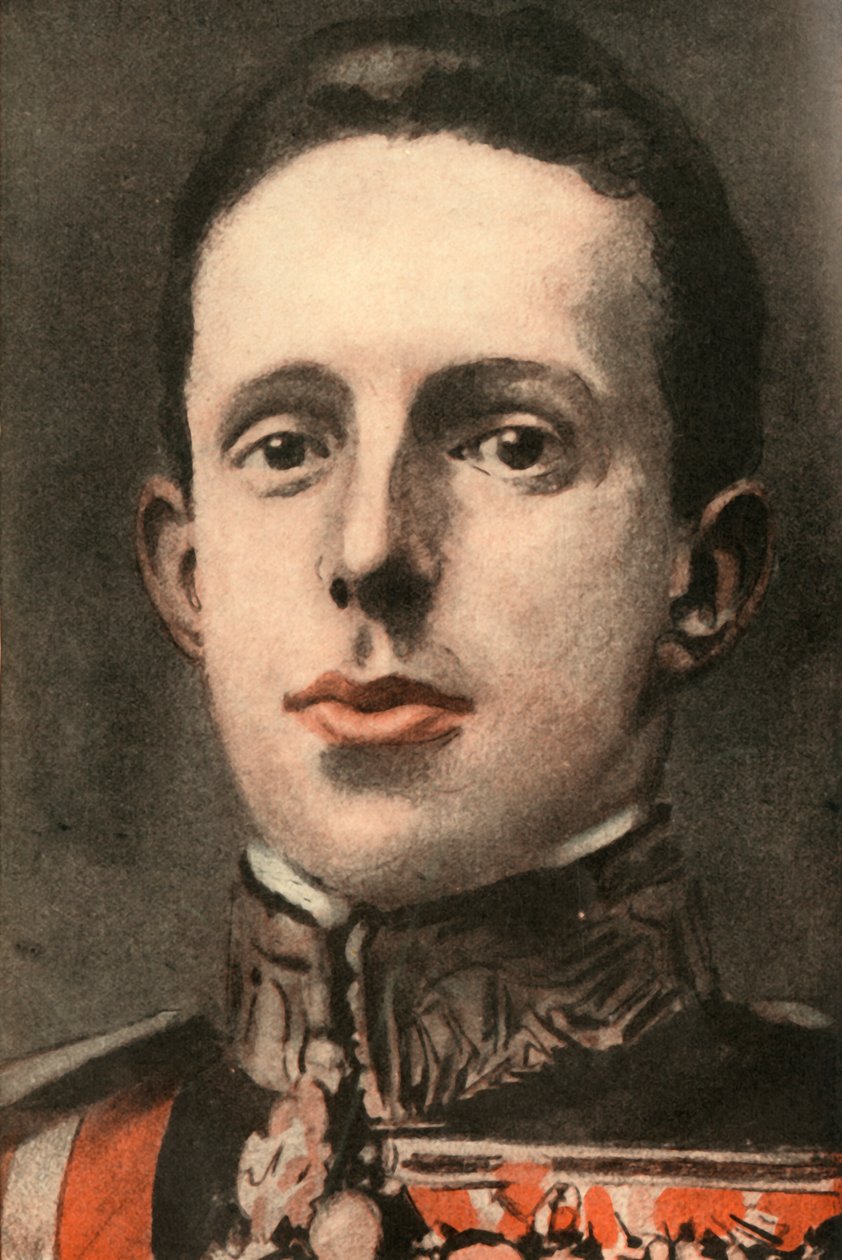 XIII. Alfonz, Spanyolország királya, 1910. alkotó: Joseph Simpson