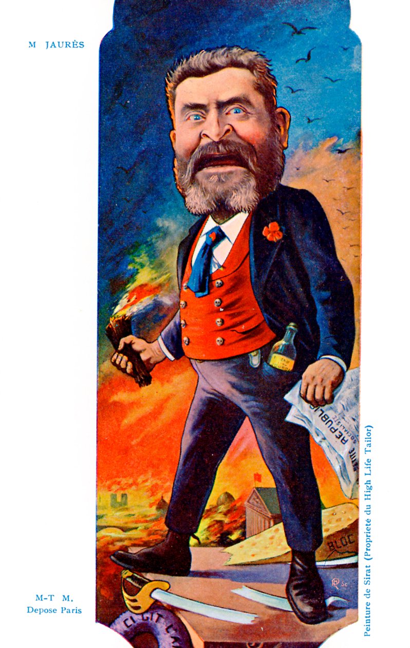 Jean Léon Jaurès - Sirat karikatúrája alkotó: Joseph Sirat