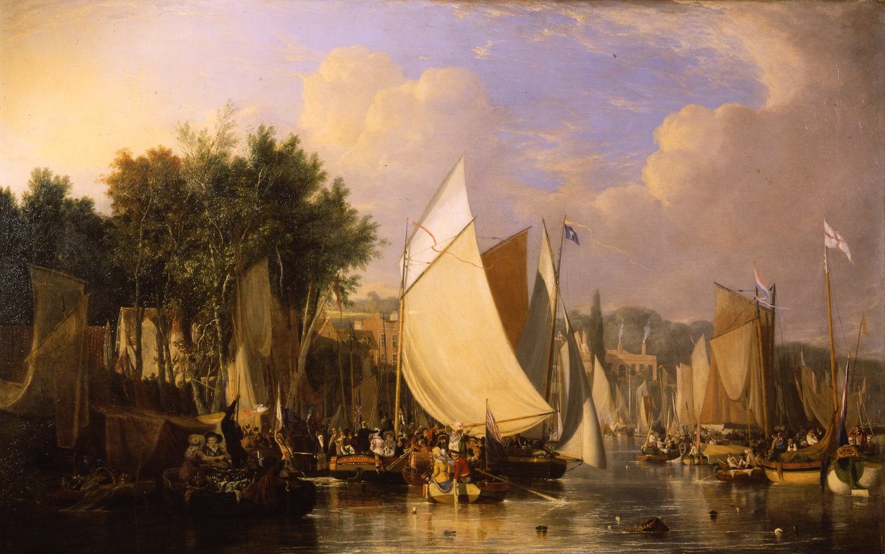 Thorpe Water Frolic – Délután, 1824-5 alkotó: Joseph Stannard