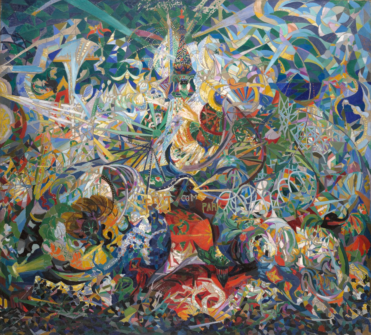 Fénycsata, Coney Island, Mardi Gras alkotó: Joseph Stella
