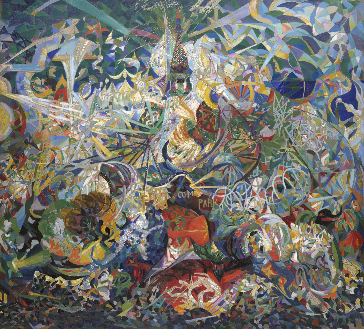 Fénycsata, Coney Island, Mardi Gras alkotó: Joseph Stella