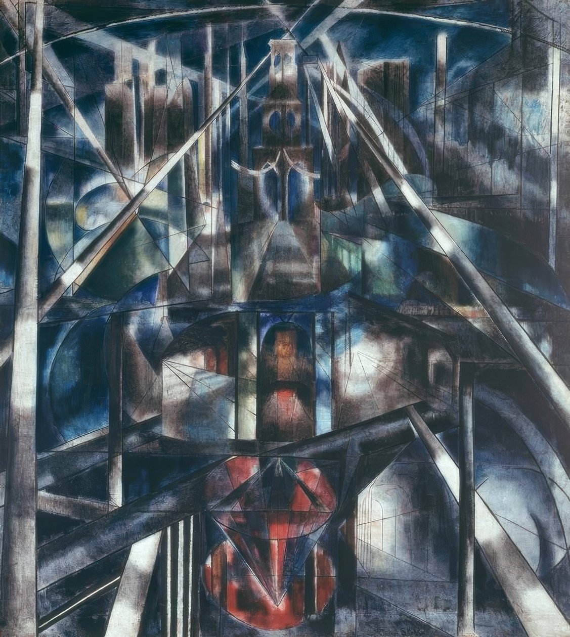 Brooklyn híd alkotó: Joseph Stella