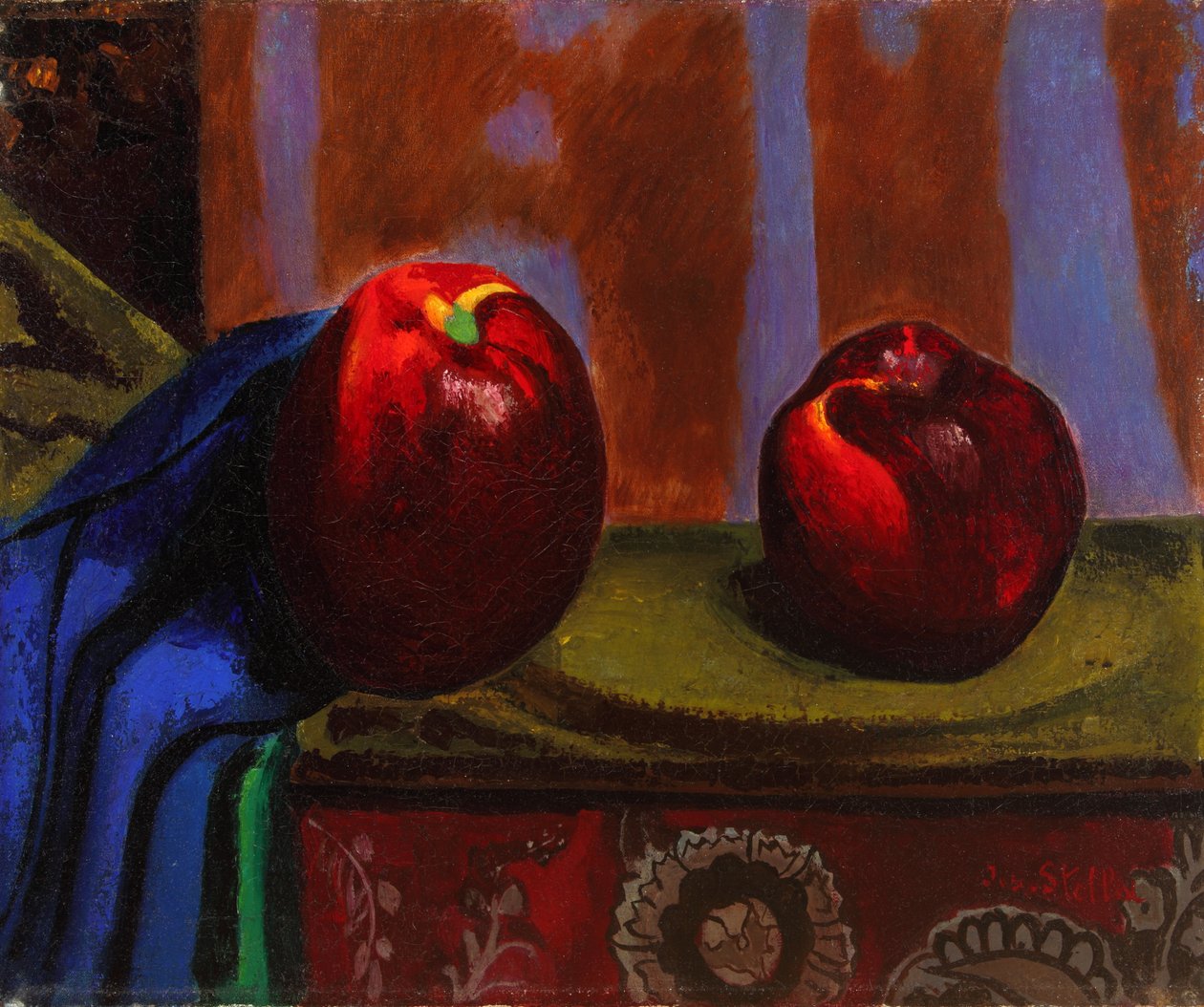 Csendélet almával és gránátalmával 1927 (Olaj, vászon) alkotó: Joseph Stella