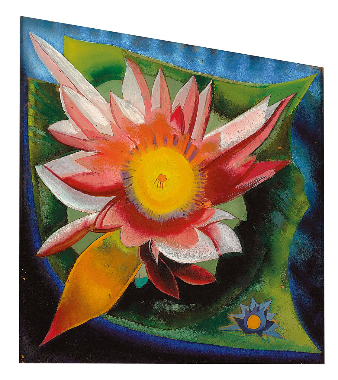 A tavirózsa, 1924 körül (olaj, üveg) alkotó: Joseph Stella