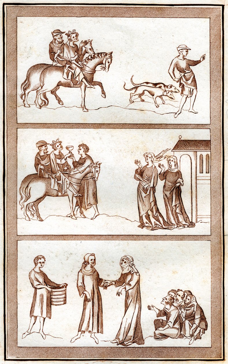 Thomas Becket élete, 1801. alkotó: Joseph Strutt
