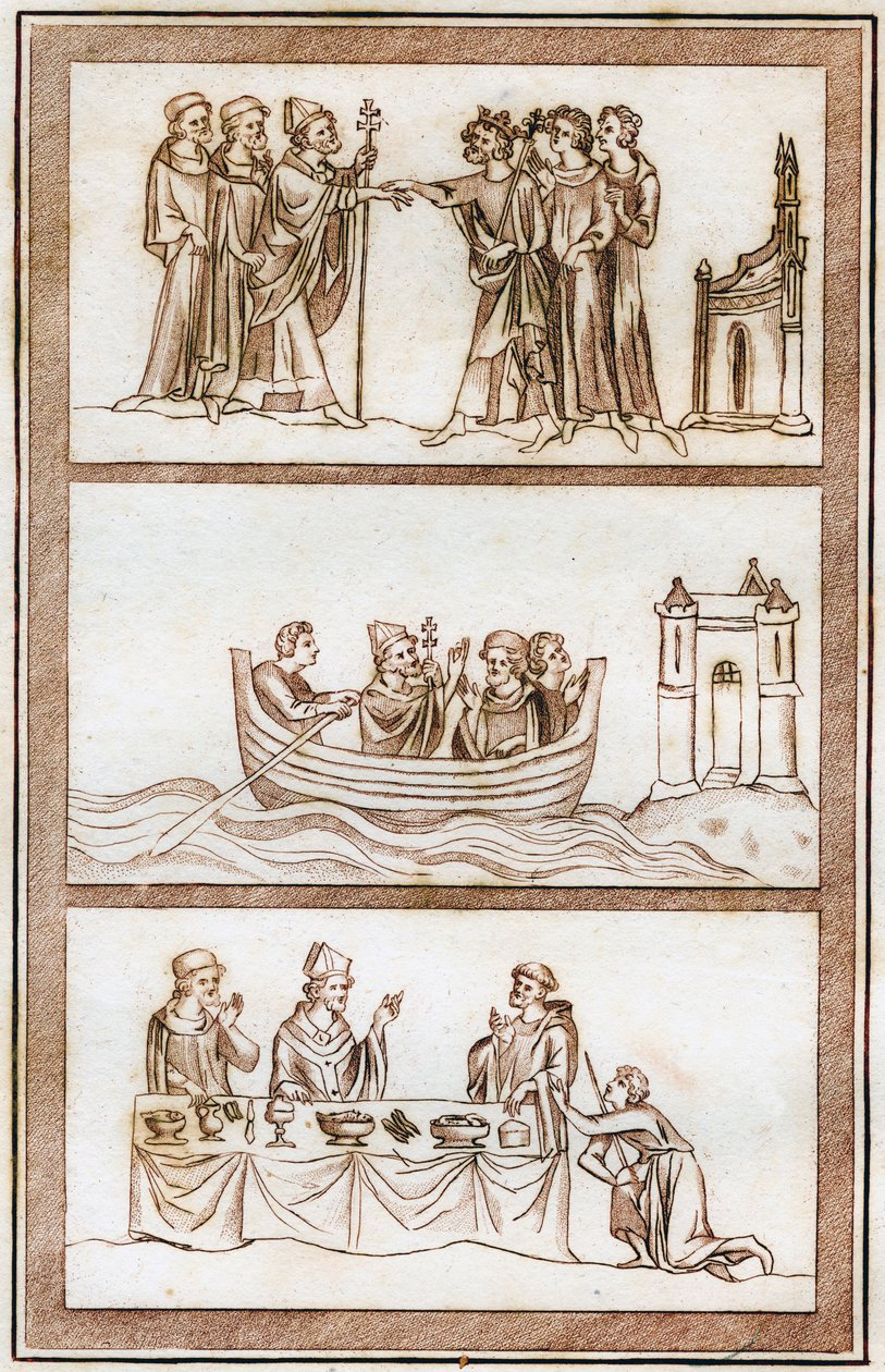 Thomas Becket élete, 1801. alkotó: Joseph Strutt