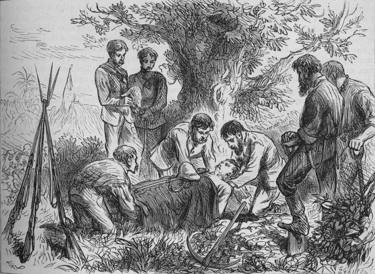 Eyre temetése, 1880 alkotó: Joseph Swain