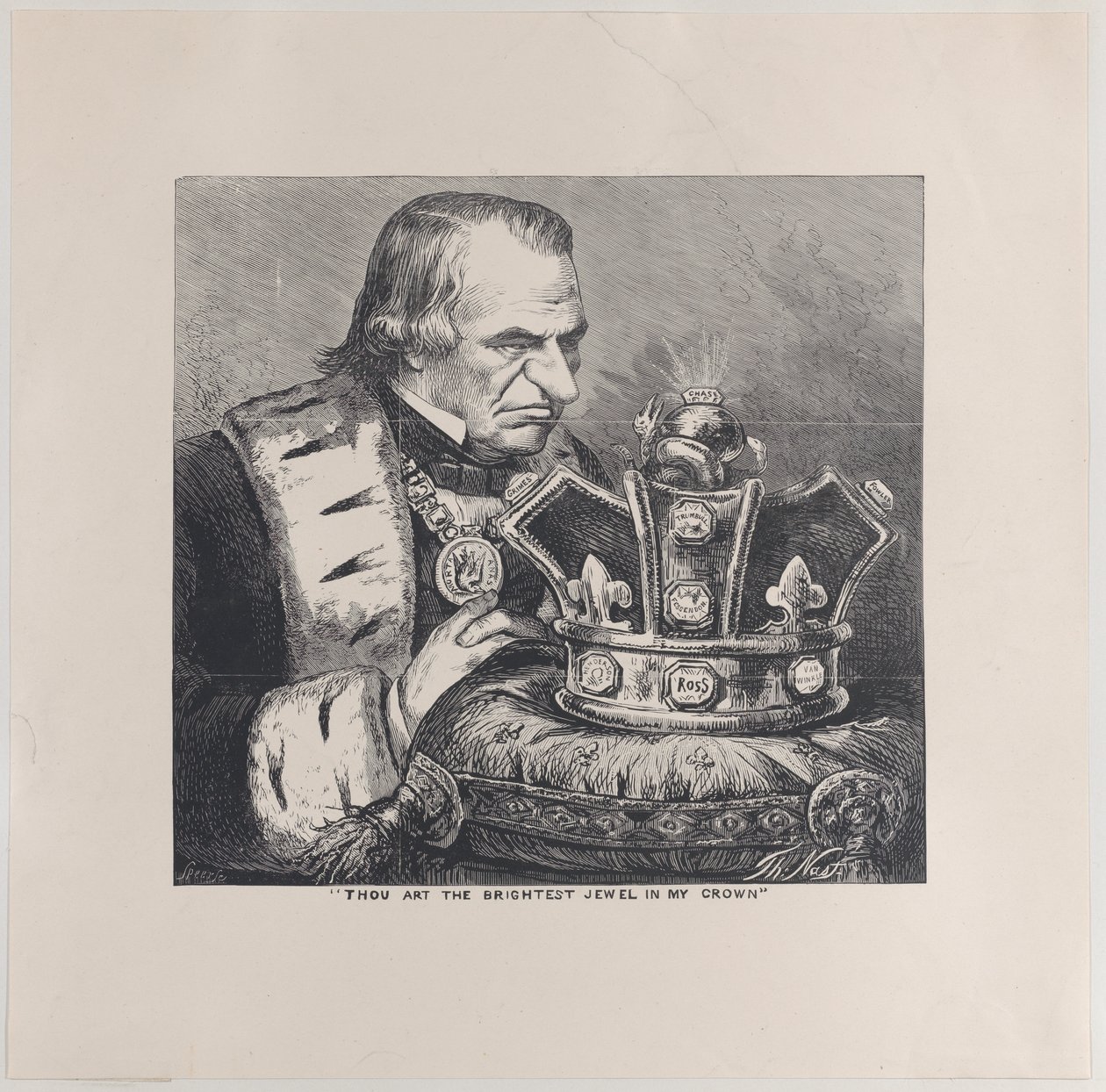 Te vagy a legfényesebb ékszer a koronámban, újranyomva 1880-95, újranyomva 1880-95. alkotó: Joseph T. Speer