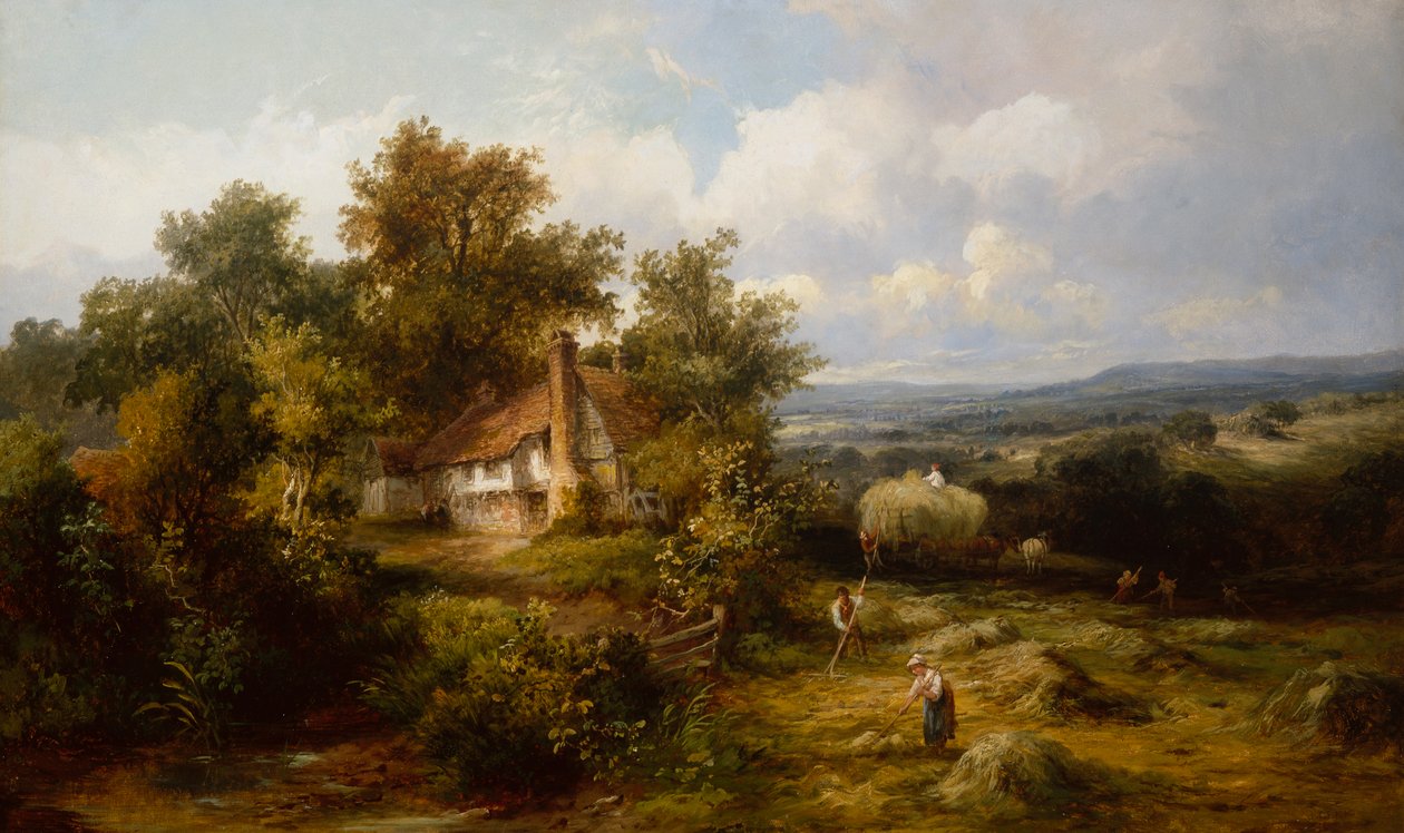 On the Sussex Downs (olaj, vászon) alkotó: Joseph Thors