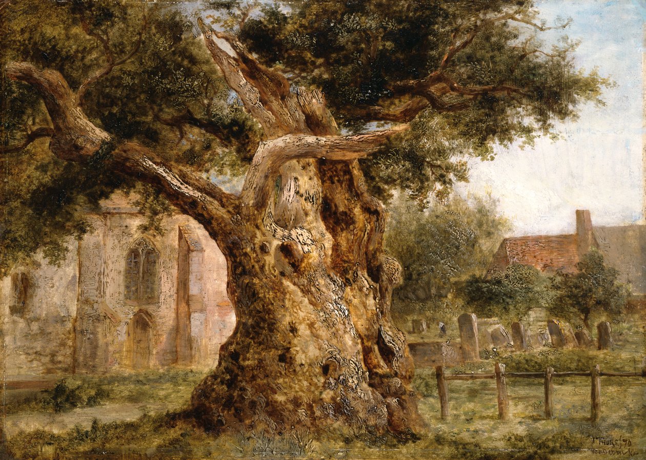Az öreg tölgy, 1870 alkotó: Joseph Thors