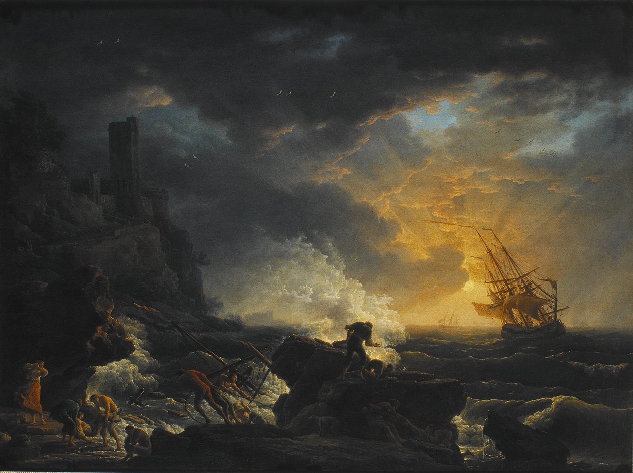 holland: Shipwreck Hajótörés alkotó: Joseph Vernet