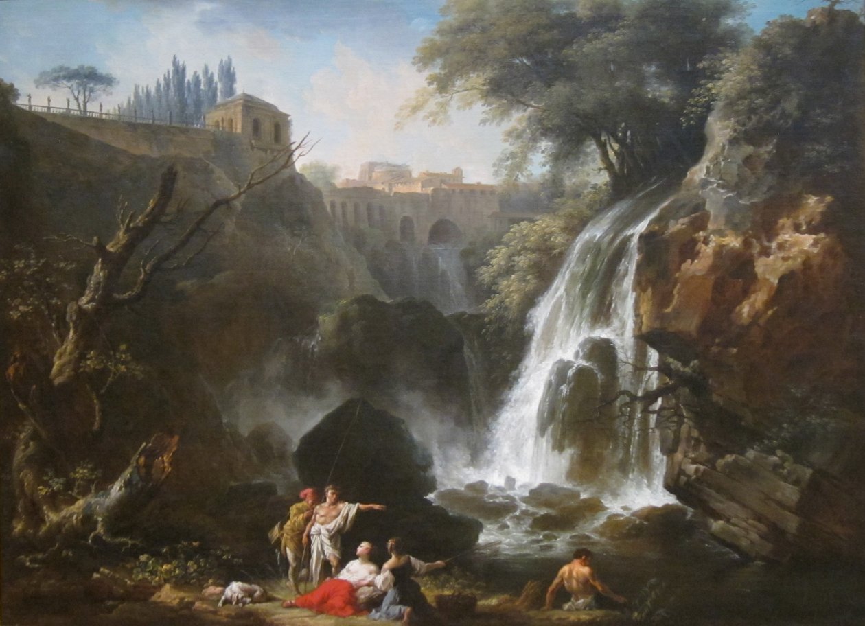 A Tivoli vízesések alkotó: Joseph Vernet