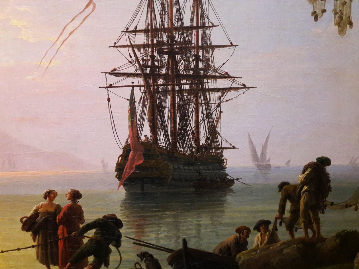 Kilátás egy kikötőre reggel (Reggel)


 (részlet). alkotó: Joseph Vernet