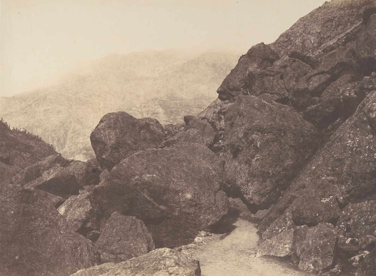Tömbök a káoszban, St-Sauveur, 1853. alkotó: Joseph Vigier
