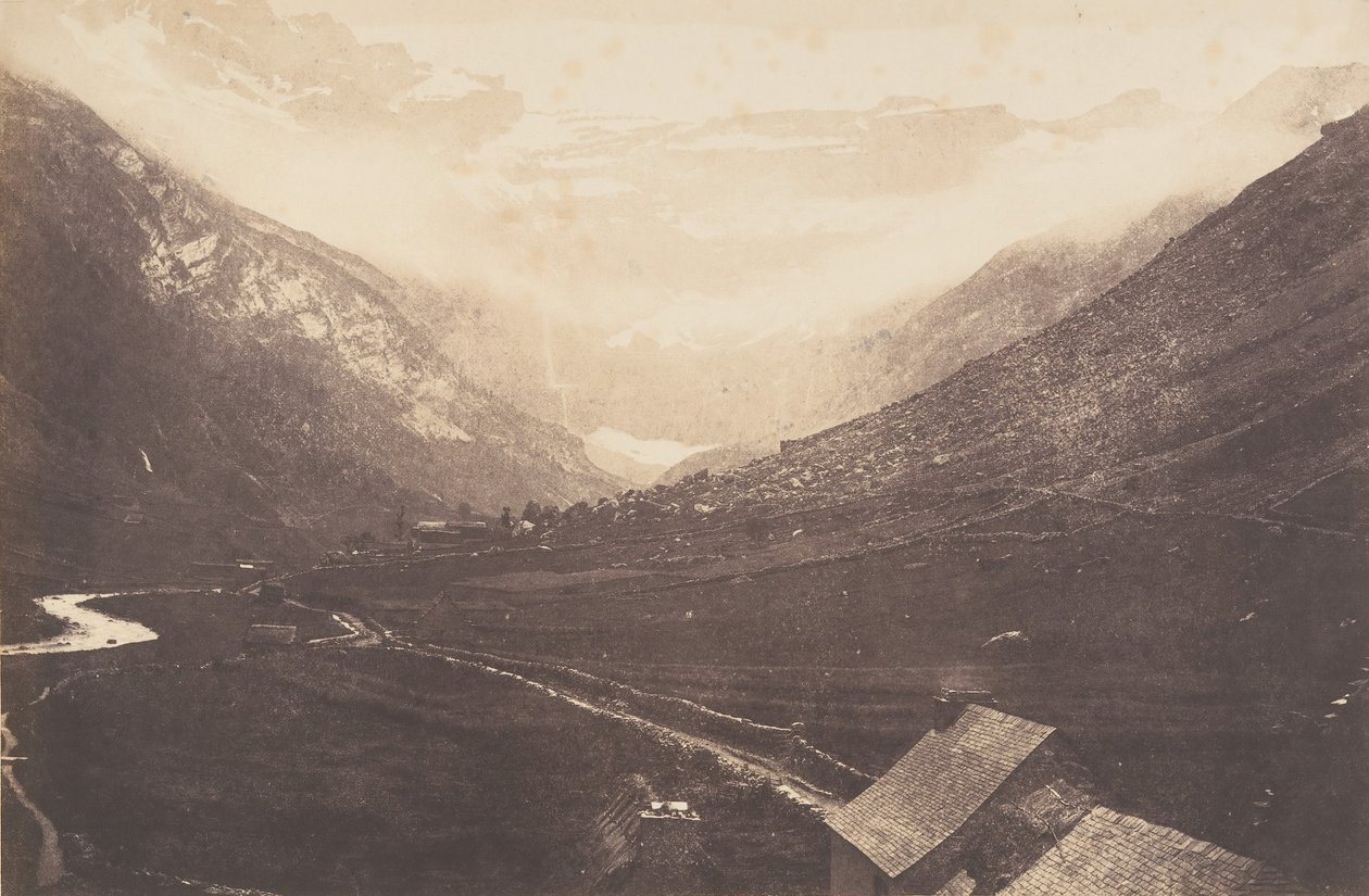 Cirque de Gavarnie, St Sauveur, 1853. alkotó: Joseph Vigier
